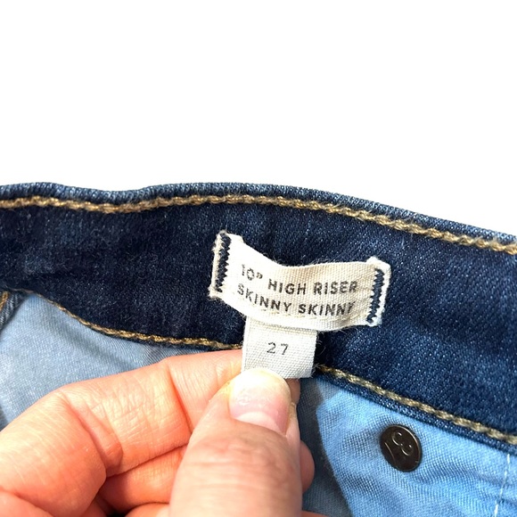 Madewell 10" High Riser Skinny Jeans in Hayes Wash - Picture 7 of 12